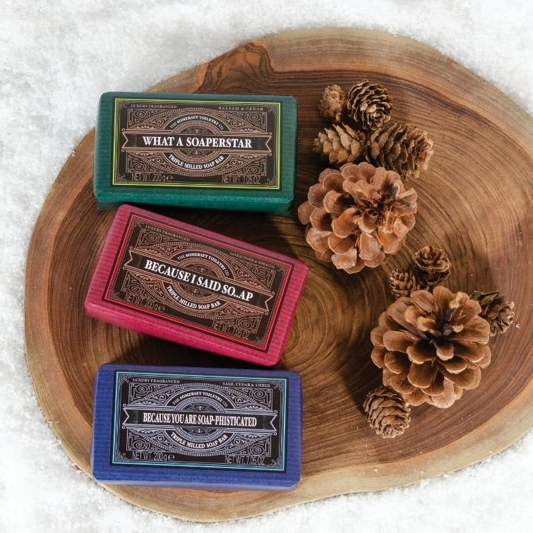 Distinguished Gentlemen Soap Balsam & Cedar 200g - Image 3