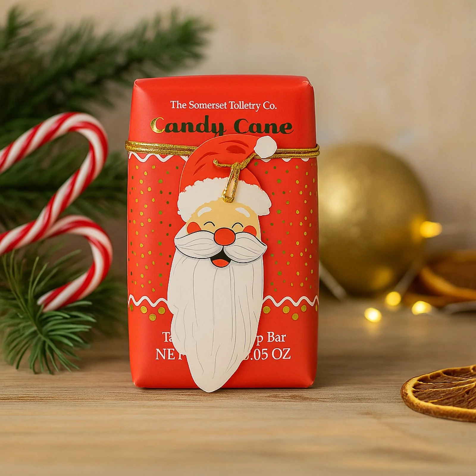 Candy Cane Festive Soap 200g - Image 2