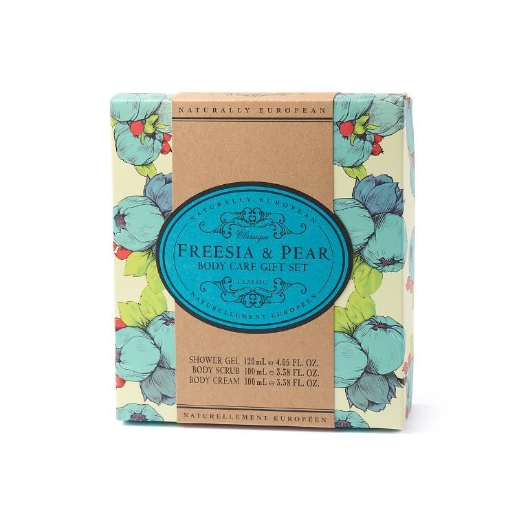 Naturally European Freesia and Pear Body Care Set - Image 3