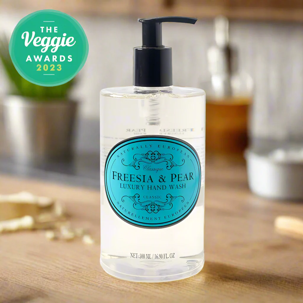Naturally European Freesia & Pear Hand Wash 500ml - Image 2