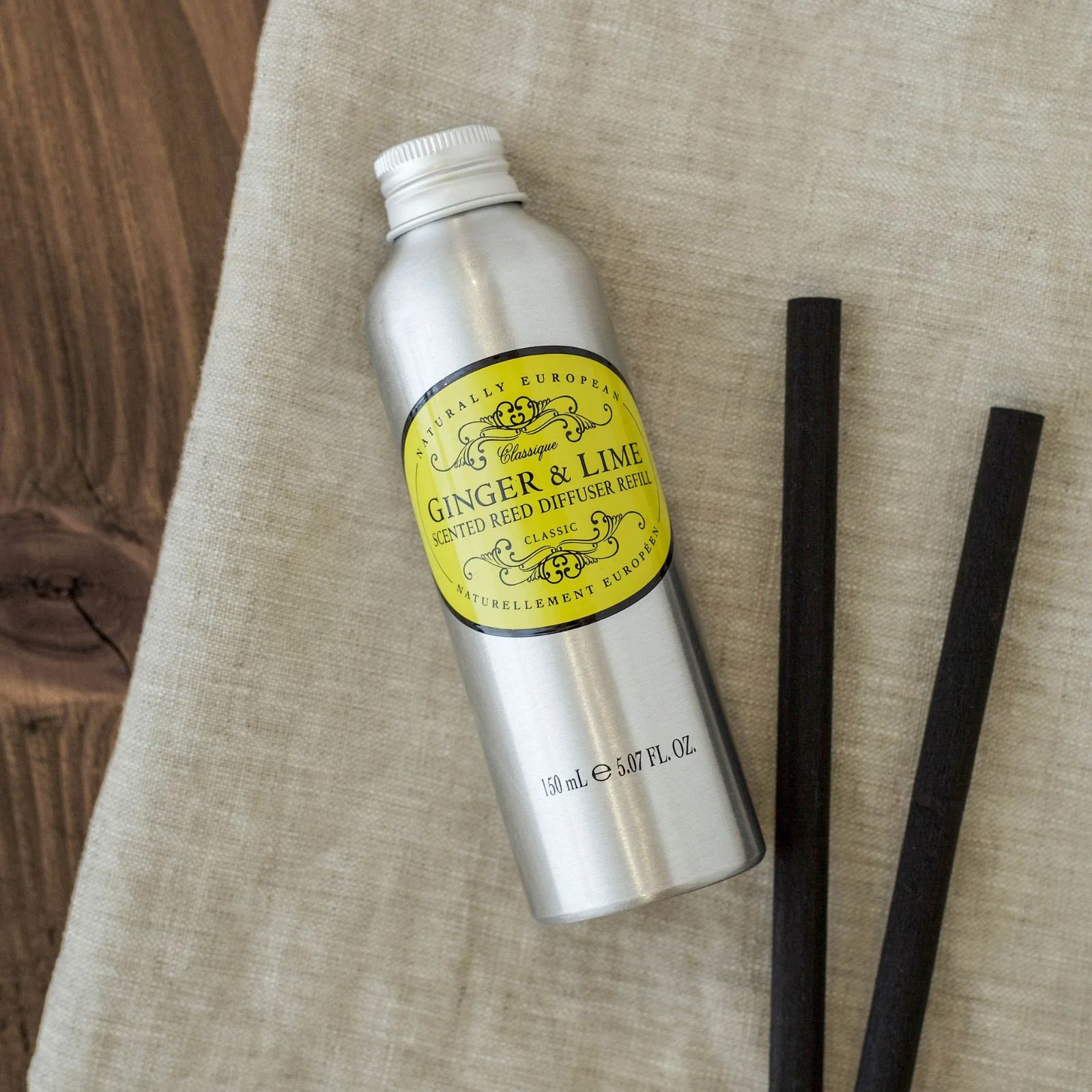 Naturally European Ginger and Lime 150ml Diffuser Refill - Image 3