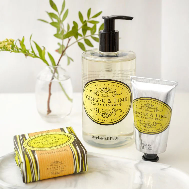 Naturally European Ginger & Lime Hand Cream 75ml - Image 3