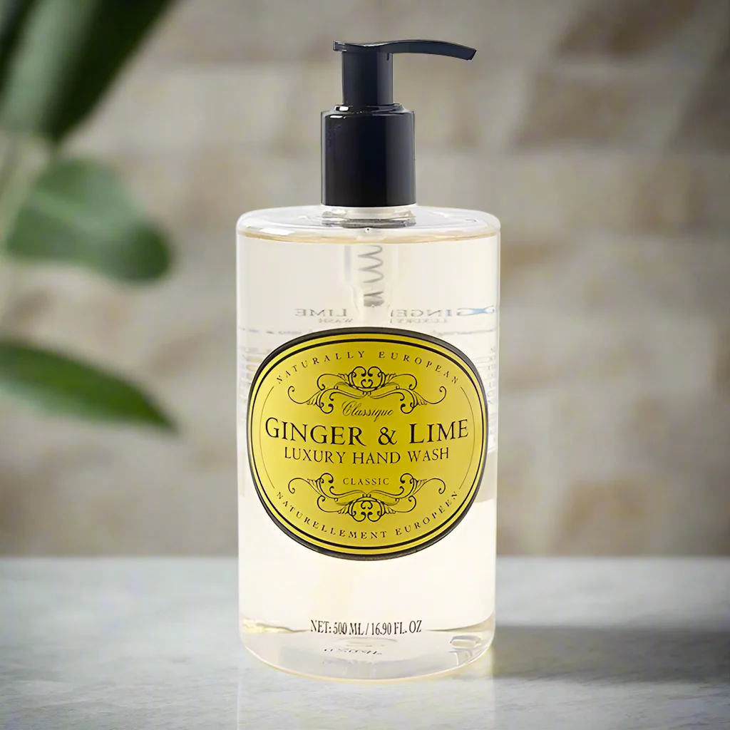 Naturally European Ginger & Lime Hand Wash 500ml - Image 2