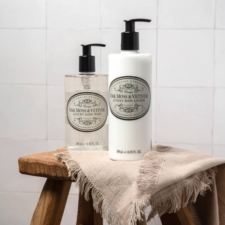 Naturally European Oak Moss and Vetiver Body Lotion 500ml - Image 4
