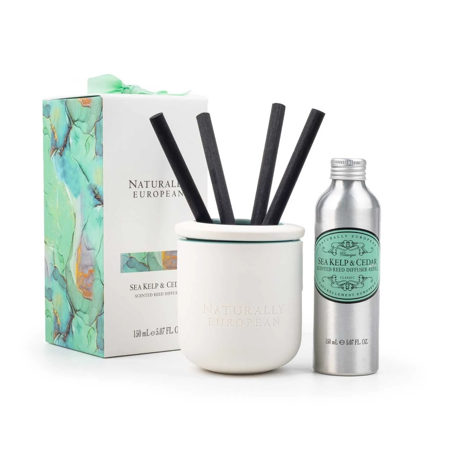 Naturally European Sea Kelp and Cedar 150ml Diffuser