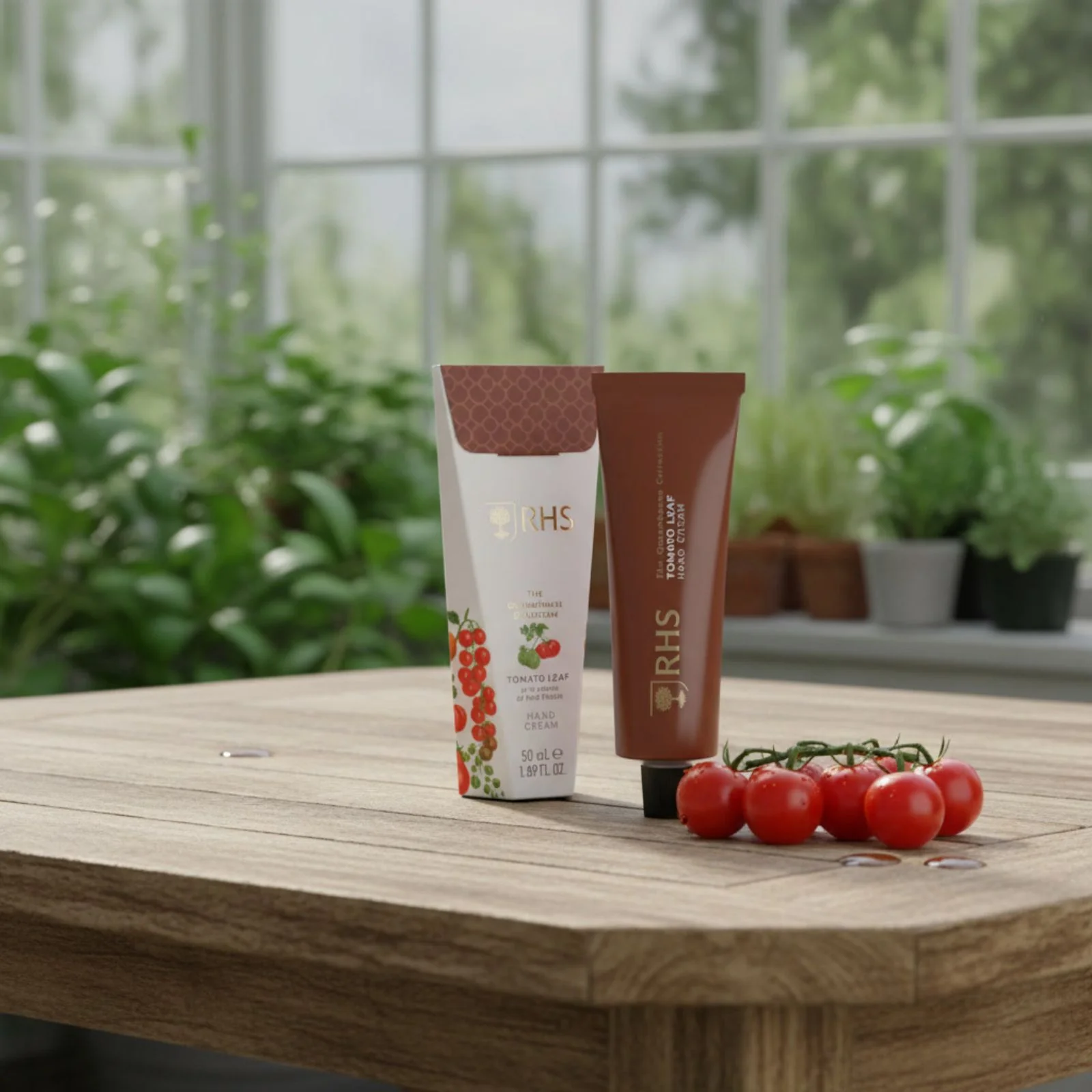 RHS Greenhouse Tomato Leaf Hand Cream 50ml - Image 2