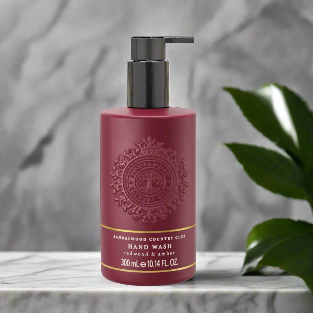 Sandalwood Country Club Redwood and Amber Hand Wash 300ml - Image 2