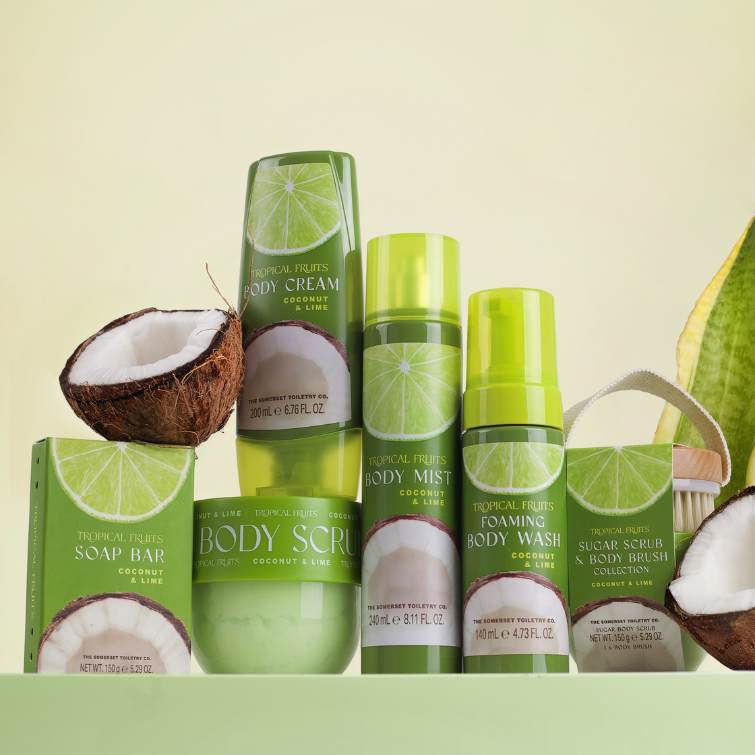 Tropical Fruits Coconut and Lime Body Mist 240ml - Image 3