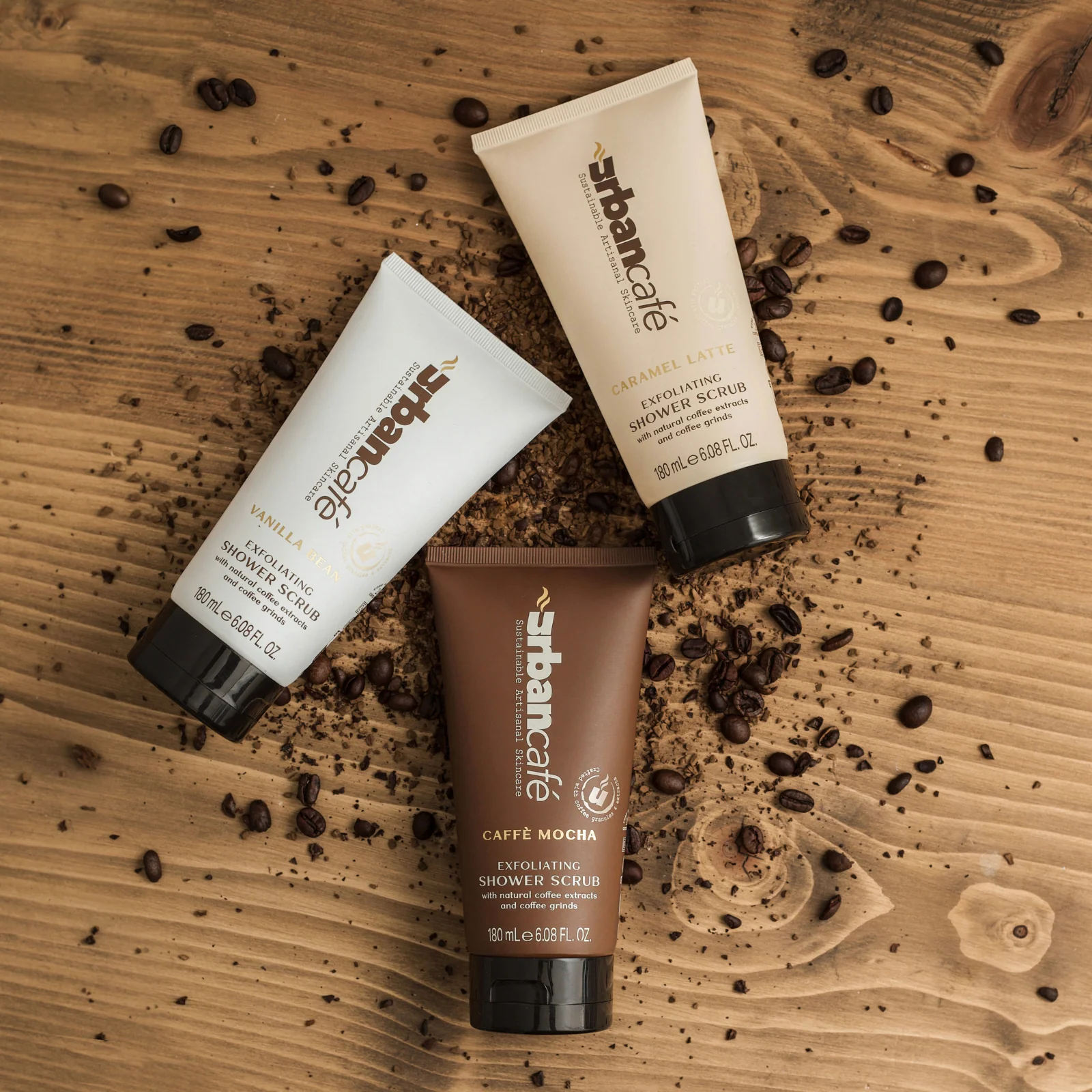 Urban Cafe Caffe Mocha Body Scrub 180ml - Image 3