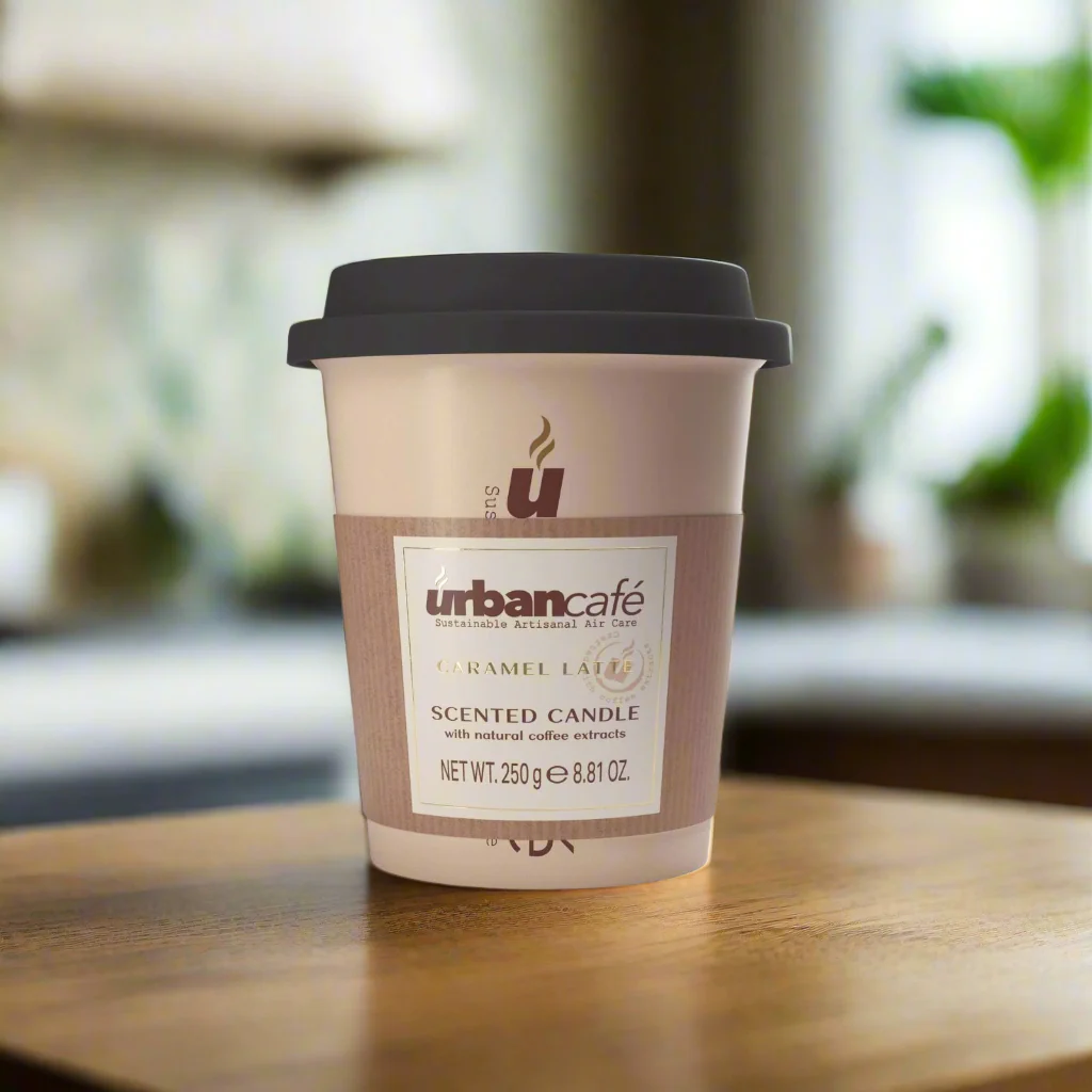 Urban Cafe Caramel Latte Candle Mug 250g - Image 2