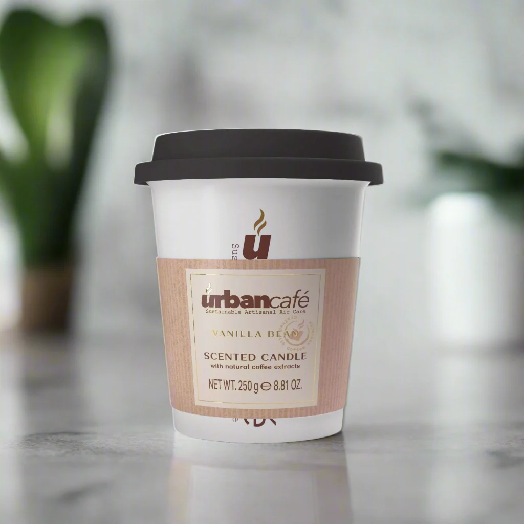 Urban Cafe Vanilla Bean Candle Mug 250g - Image 2